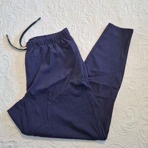 Fabletics men's Medium The Takeover Pants blue buttery soft VGUC